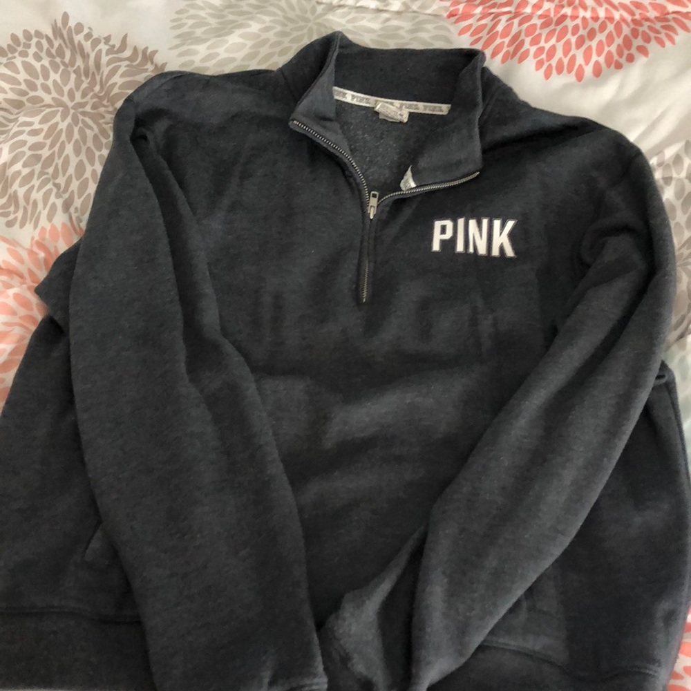 Pink half zip